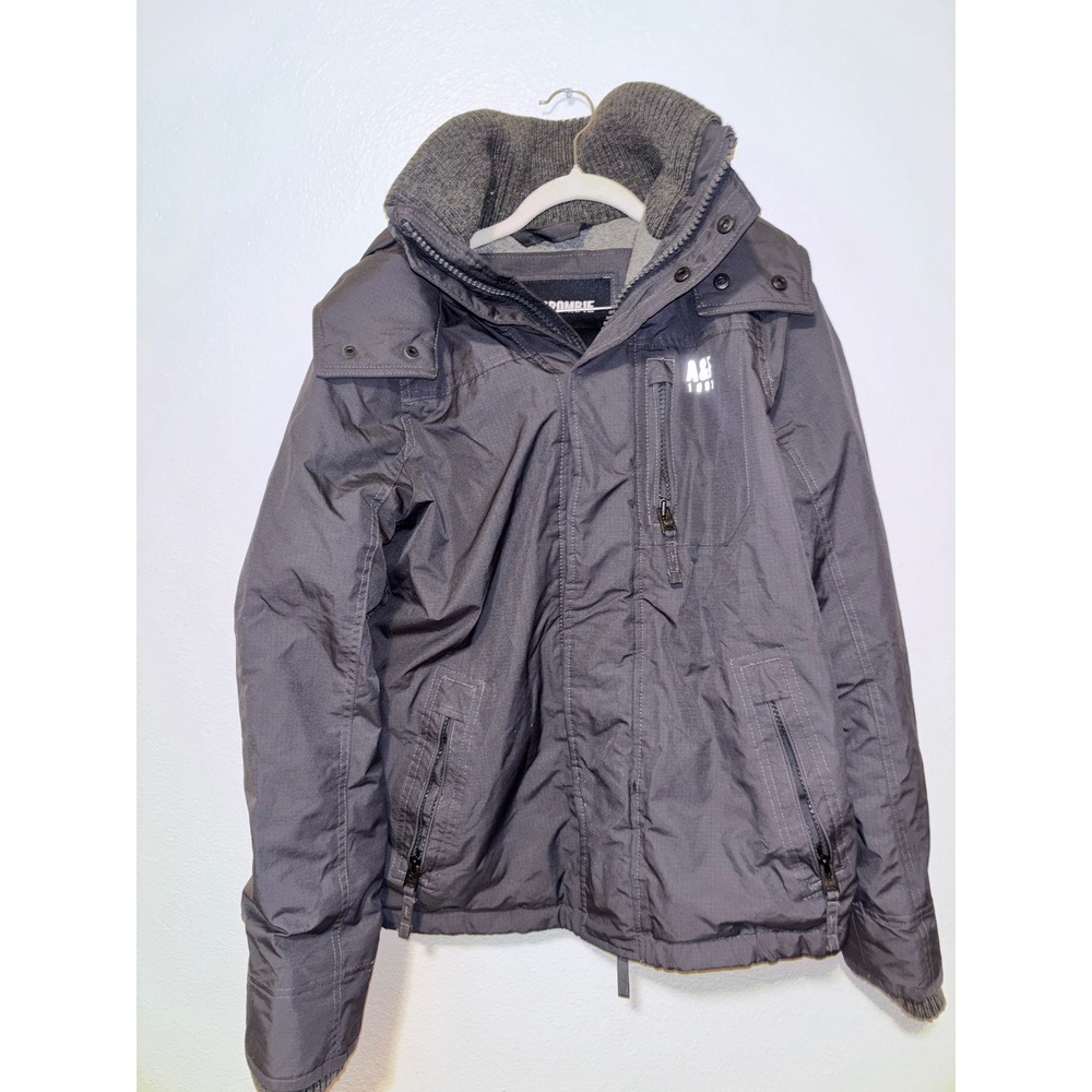 Abercrombie Fitch Jacket Mens M Gray All Season Weather Warrior